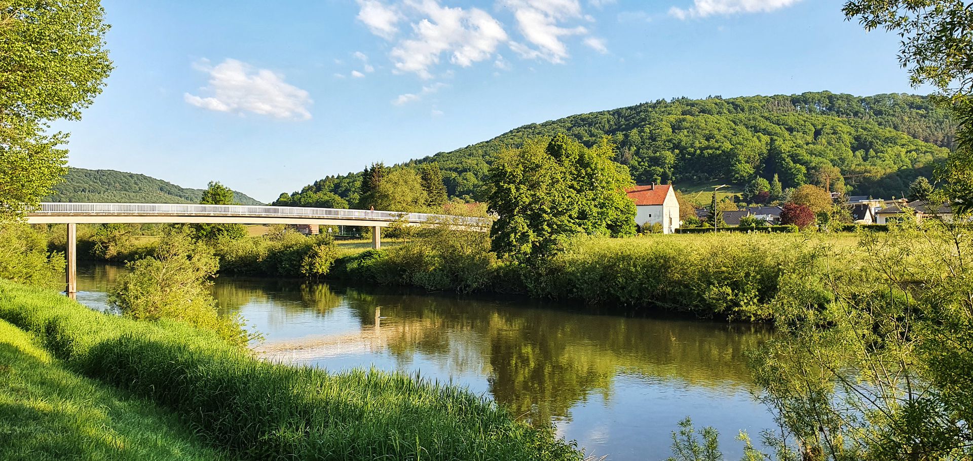 2nd of June 2021. Sauer river and Folkenbach.